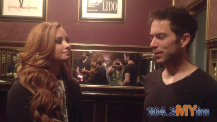 1043 MYfm\'s Ty Bentli with Demi Lovato in LA 2392 - Demi - 1043 MYfm Ty Bentli Part oo4