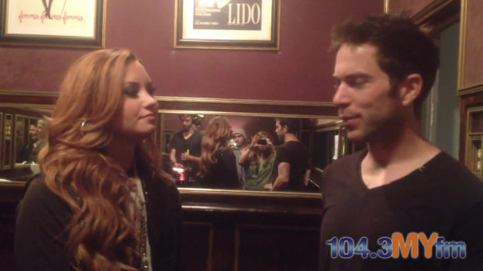 1043 MYfm\'s Ty Bentli with Demi Lovato in LA 2393 - Demi - 1043 MYfm Ty Bentli Part oo4
