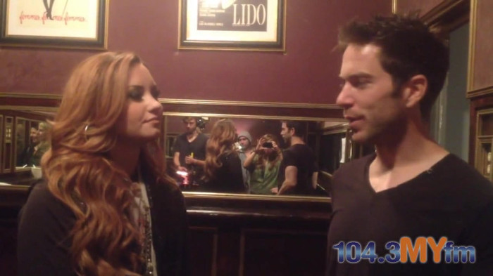 1043 MYfm\'s Ty Bentli with Demi Lovato in LA 2397 - Demi - 1043 MYfm Ty Bentli Part oo4