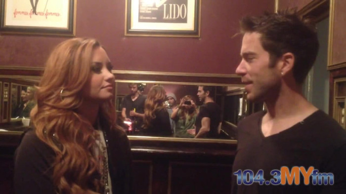 1043 MYfm\'s Ty Bentli with Demi Lovato in LA 2407 - Demi - 1043 MYfm Ty Bentli Part oo4
