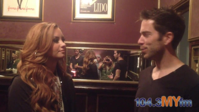 1043 MYfm\'s Ty Bentli with Demi Lovato in LA 2416 - Demi - 1043 MYfm Ty Bentli Part oo4
