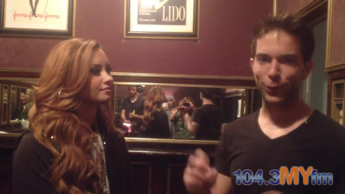 1043 MYfm\'s Ty Bentli with Demi Lovato in LA 2428