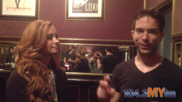 1043 MYfm\'s Ty Bentli with Demi Lovato in LA 2432