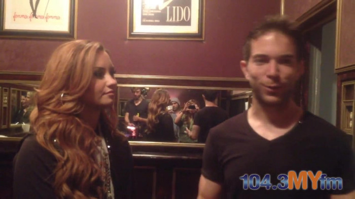 1043 MYfm\'s Ty Bentli with Demi Lovato in LA 2447 - Demi - 1043 MYfm Ty Bentli Part oo4