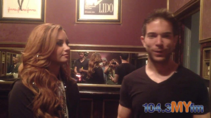 1043 MYfm\'s Ty Bentli with Demi Lovato in LA 2451 - Demi - 1043 MYfm Ty Bentli Part oo4