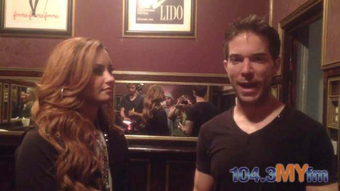 1043 MYfm\'s Ty Bentli with Demi Lovato in LA 2469 1043 MYfm\'s Ty Bentli with Demi Lovato in LA 2469