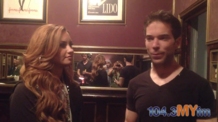 1043 MYfm\'s Ty Bentli with Demi Lovato in LA 2473 1043 MYfm\'s Ty Bentli with Demi Lovato in LA 2473