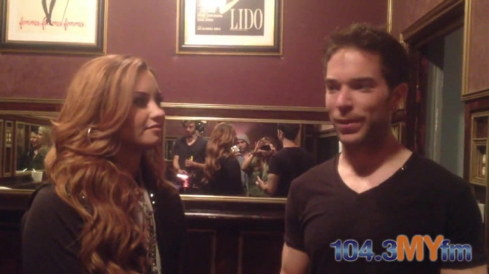 1043 MYfm\'s Ty Bentli with Demi Lovato in LA 2476 1043 MYfm\'s Ty Bentli with Demi Lovato in LA 2476