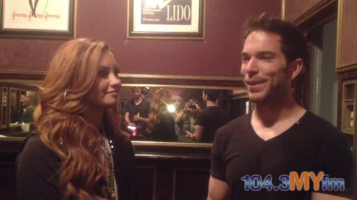 1043 MYfm\'s Ty Bentli with Demi Lovato in LA 2493