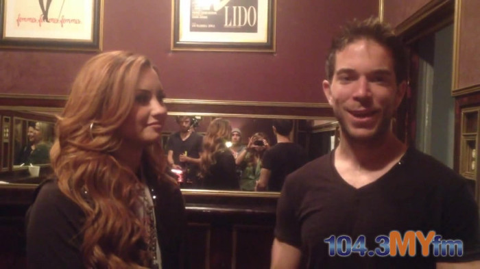 1043 MYfm\'s Ty Bentli with Demi Lovato in LA 2518 - Demi - 1043 MYfm Ty Bentli Part oo5