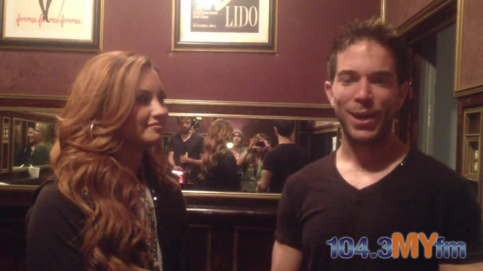 1043 MYfm\'s Ty Bentli with Demi Lovato in LA 2520