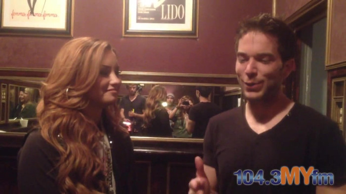 1043 MYfm\'s Ty Bentli with Demi Lovato in LA 2546