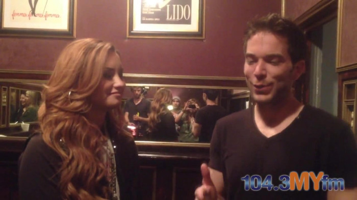 1043 MYfm\'s Ty Bentli with Demi Lovato in LA 2547 - Demi - 1043 MYfm Ty Bentli Part oo5