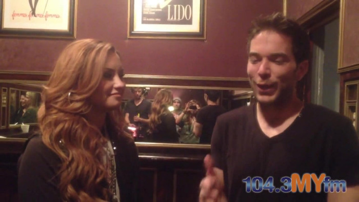 1043 MYfm\'s Ty Bentli with Demi Lovato in LA 2551