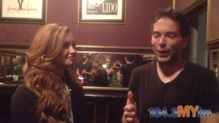 1043 MYfm\'s Ty Bentli with Demi Lovato in LA 2554 - Demi - 1043 MYfm Ty Bentli Part oo5