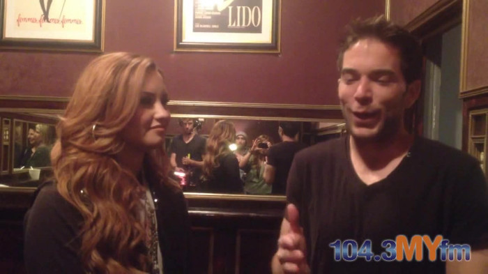 1043 MYfm\'s Ty Bentli with Demi Lovato in LA 2555