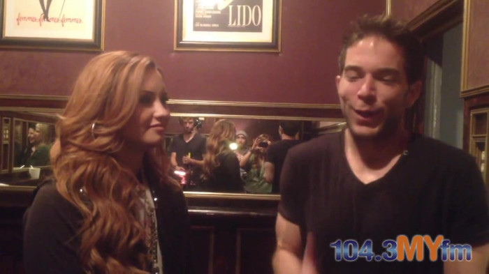 1043 MYfm\'s Ty Bentli with Demi Lovato in LA 2561