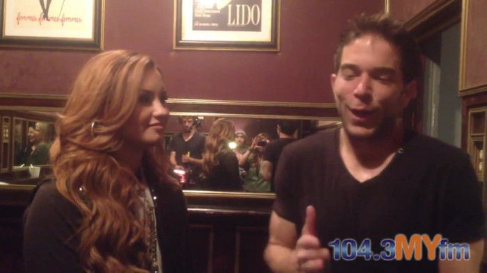 1043 MYfm\'s Ty Bentli with Demi Lovato in LA 2563