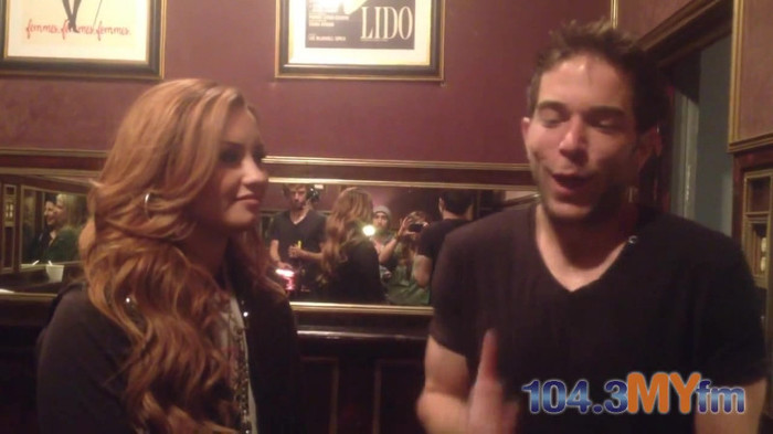 1043 MYfm\'s Ty Bentli with Demi Lovato in LA 2565