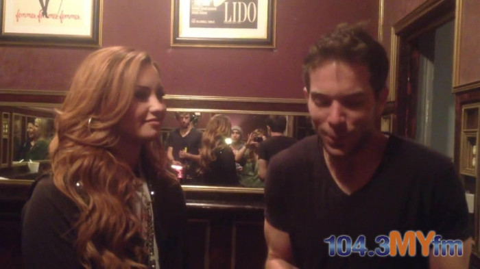 1043 MYfm\'s Ty Bentli with Demi Lovato in LA 2574