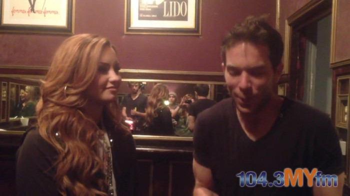 1043 MYfm\'s Ty Bentli with Demi Lovato in LA 2575