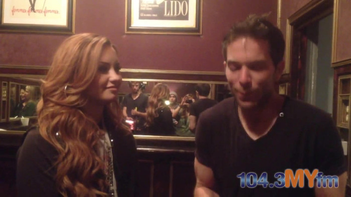 1043 MYfm\'s Ty Bentli with Demi Lovato in LA 2577
