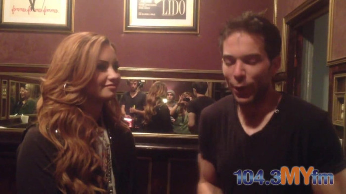 1043 MYfm\'s Ty Bentli with Demi Lovato in LA 2581