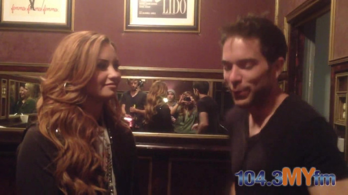 1043 MYfm\'s Ty Bentli with Demi Lovato in LA 2589