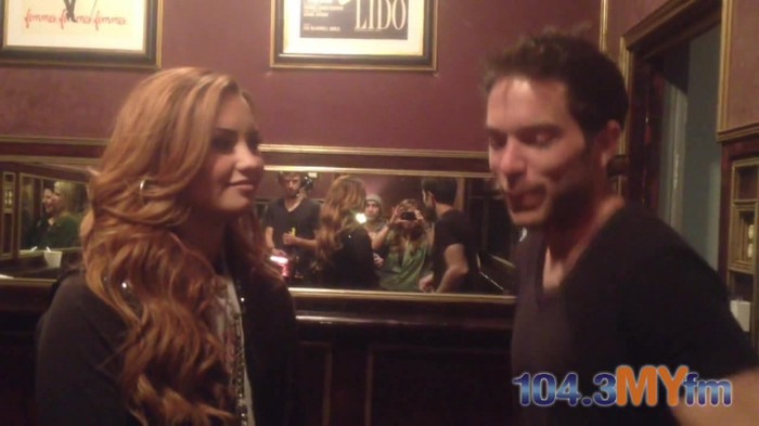1043 MYfm\'s Ty Bentli with Demi Lovato in LA 2591