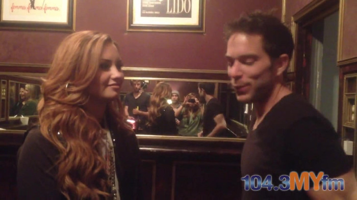 1043 MYfm\'s Ty Bentli with Demi Lovato in LA 2595