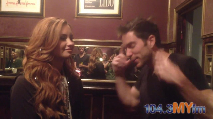 1043 MYfm\'s Ty Bentli with Demi Lovato in LA 2605