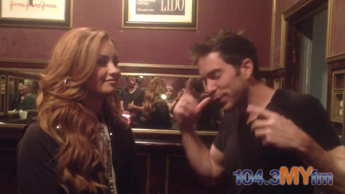 1043 MYfm\'s Ty Bentli with Demi Lovato in LA 2607