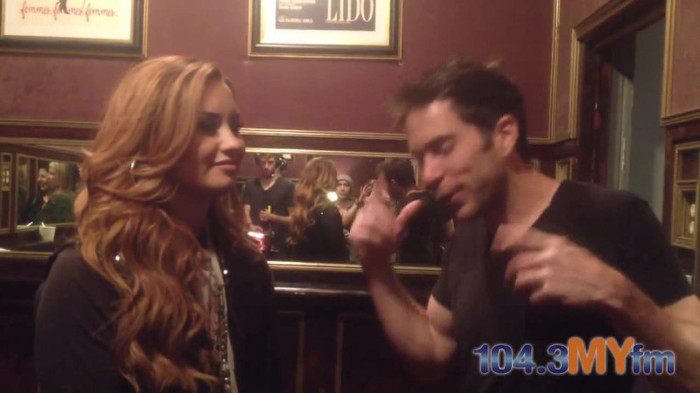 1043 MYfm\'s Ty Bentli with Demi Lovato in LA 2609