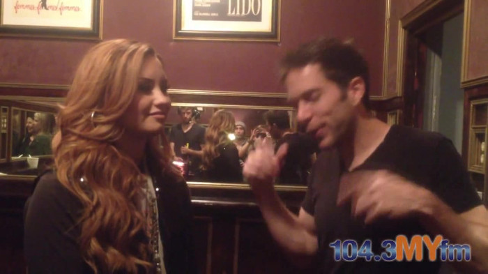 1043 MYfm\'s Ty Bentli with Demi Lovato in LA 2610