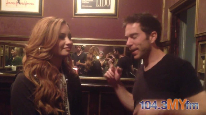 1043 MYfm\'s Ty Bentli with Demi Lovato in LA 2615