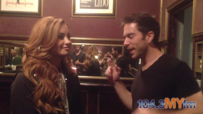 1043 MYfm\'s Ty Bentli with Demi Lovato in LA 2616