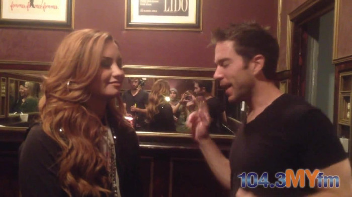 1043 MYfm\'s Ty Bentli with Demi Lovato in LA 2617