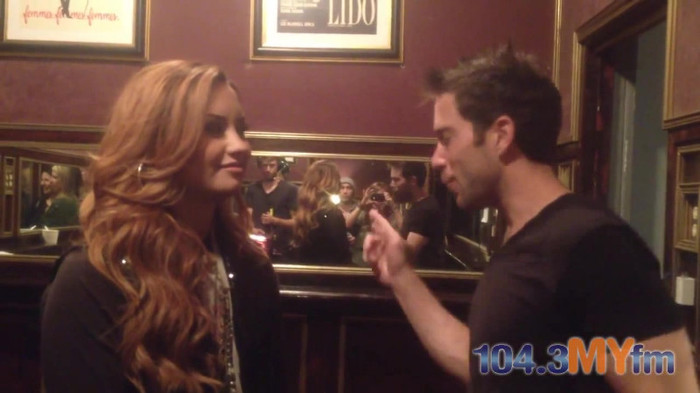 1043 MYfm\'s Ty Bentli with Demi Lovato in LA 2621