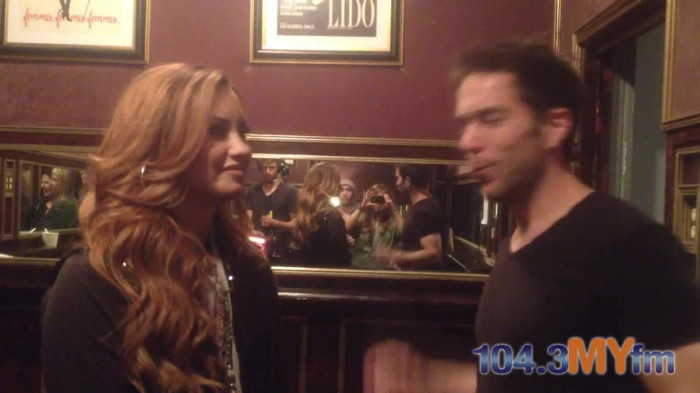 1043 MYfm\'s Ty Bentli with Demi Lovato in LA 2629