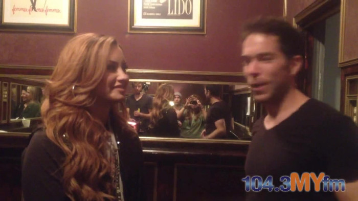 1043 MYfm\'s Ty Bentli with Demi Lovato in LA 2631