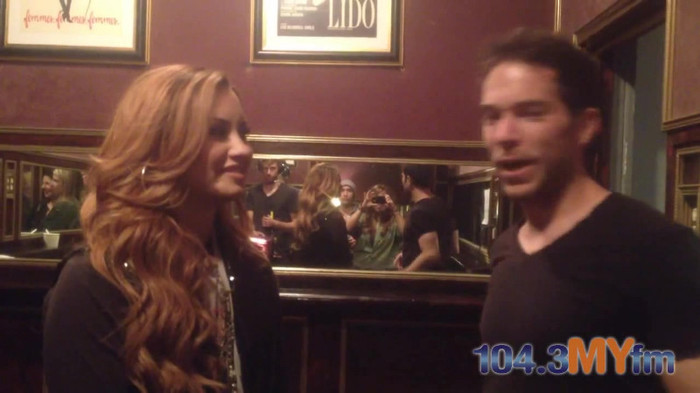 1043 MYfm\'s Ty Bentli with Demi Lovato in LA 2632