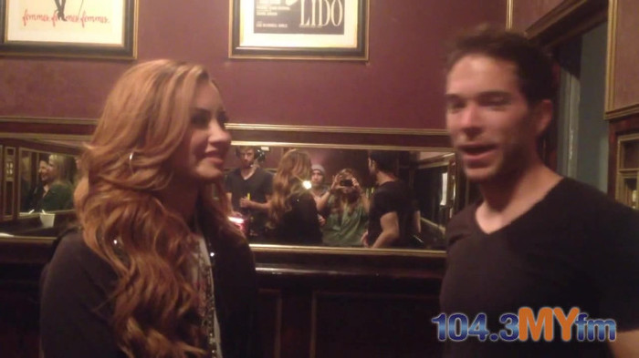 1043 MYfm\'s Ty Bentli with Demi Lovato in LA 2634 - Demi - 1043 MYfm Ty Bentli Part oo5