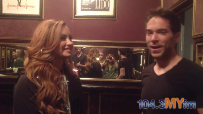 1043 MYfm\'s Ty Bentli with Demi Lovato in LA 2637