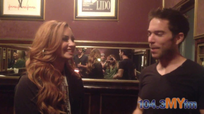 1043 MYfm\'s Ty Bentli with Demi Lovato in LA 2648