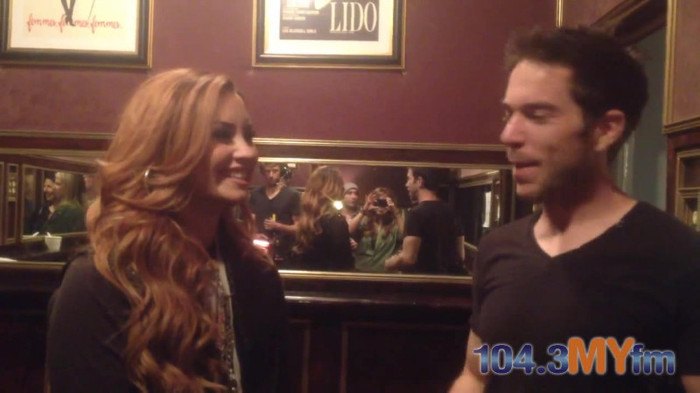 1043 MYfm\'s Ty Bentli with Demi Lovato in LA 2650 - Demi - 1043 MYfm Ty Bentli Part oo5