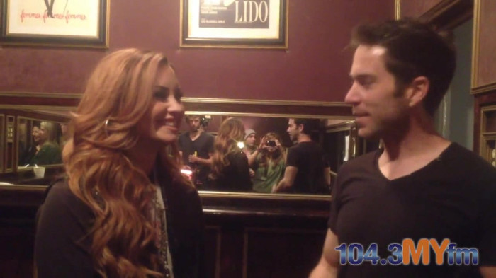 1043 MYfm\'s Ty Bentli with Demi Lovato in LA 2654 - Demi - 1043 MYfm Ty Bentli Part oo5