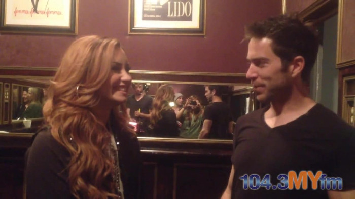 1043 MYfm\'s Ty Bentli with Demi Lovato in LA 2661 - Demi - 1043 MYfm Ty Bentli Part oo5