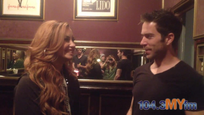 1043 MYfm\'s Ty Bentli with Demi Lovato in LA 2664 - Demi - 1043 MYfm Ty Bentli Part oo5