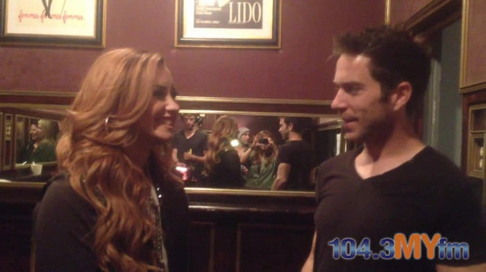 1043 MYfm\'s Ty Bentli with Demi Lovato in LA 2666 - Demi - 1043 MYfm Ty Bentli Part oo5
