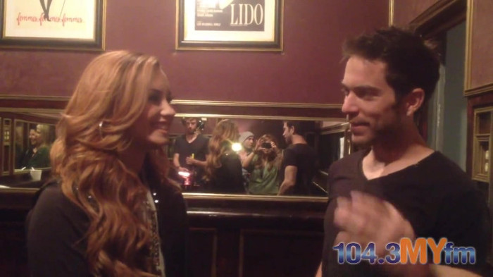 1043 MYfm\'s Ty Bentli with Demi Lovato in LA 2682 - Demi - 1043 MYfm Ty Bentli Part oo5